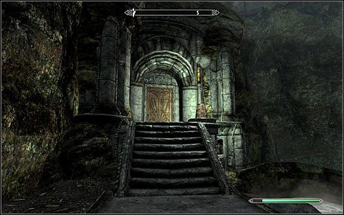 Rozmowa z Verulusem to na szczęście nie jedyny sposób przedostania się do Komnaty Umarłych - Uaktywnienie questu | Powiew śmierci | Solucja Skyrim - Skyrim - poradnik, mapy, questy