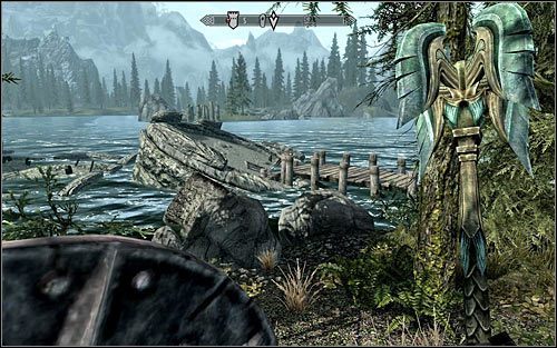 Prędzej czy później powinieneś dotrzeć do ruin zniszczonego fortu - Wyprawa do Głębi Ilinalty | Czarna Gwiazda | Solucja Skyrim - Skyrim - poradnik, mapy, questy