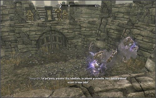 Po drodze warto oczywiście wysłuchiwać Sheogoratha, bo jego wypowiedzi będą zawsze stanowiły podpowiedź co należy wykonać - Rozwiązanie zagadek Sheogoratha | Umysł szaleńca | Solucja Skyrim - Skyrim - poradnik, mapy, questy