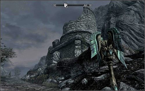 Wyjdź z Opuszczonego domu i otwórz mapę świata - Odnalezienie kapłana | Dom koszmarów | Solucja Skyrim - Skyrim - poradnik, mapy, questy