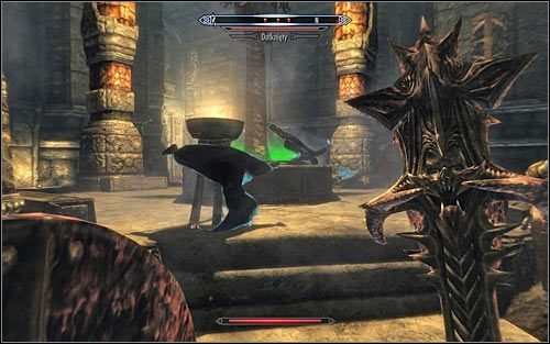 Niezależnie od wybranego wariantu zachowania kontynuuj eksplorację ruin, udając się na północny-zachód - Wyprawa do ruin Bthardamz (1) | Jedyne lekarstwo | Solucja Skyrim - Skyrim - poradnik, mapy, questy