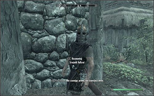 Po dotarciu do Falkret możesz od razu zająć się wykonywaniem czynności dążących do uaktywnienia opisywanego questu lub poświęcić kilka chwil na to by oficjalnie się o nim dowiedzieć - Uaktywnienie questu | Najlepszy przyjaciel daedry | Solucja Skyrim - Skyrim - poradnik, mapy, questy