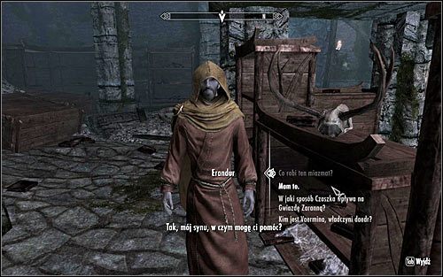 Powróć do Erandura celem przekazania w jego ręce odnalezionej księgi (powyższy screen) - Eksploracja świątyni | Koszmar na jawie | Solucja Skyrim - Skyrim - poradnik, mapy, questy
