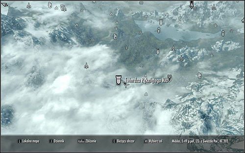 Otwórz mapę świata - Pozyskanie odłamków ostrza | Fragmenty przeszłości | Solucja Skyrim - Skyrim - poradnik, mapy, questy