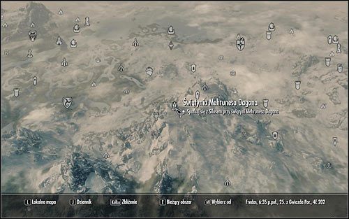 Otwórz mapę świata - Wyprawa do świątyni Dagona | Fragmenty przeszłości | Solucja Skyrim - Skyrim - poradnik, mapy, questy