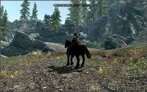 Po zbliżeniu się do obozowiska bandytów będziesz musiał zadecydować w jaki sposób chcesz postąpić - Wyprawa do Grani Sztychu | Zew Boethiah | Solucja Skyrim - Skyrim - poradnik, mapy, questy