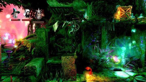 Po kilku krokach zostaniesz zaatakowany przez gobliny - Zapomniana Dzicz (1) | Opis przejścia gry Trine 2 - Trine 2 - poradnik do gry