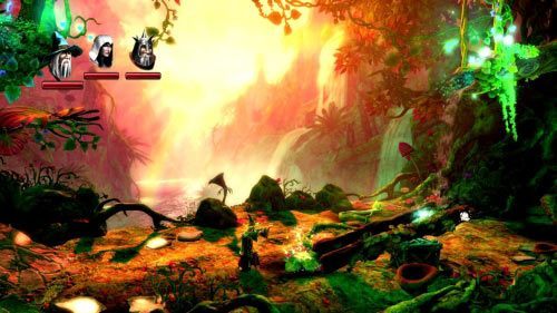 Zeskocz na dół, gdzie czeka cię kolejna zagadka - Zapomniana Dzicz (2) | Opis przejścia gry Trine 2 - Trine 2 - poradnik do gry