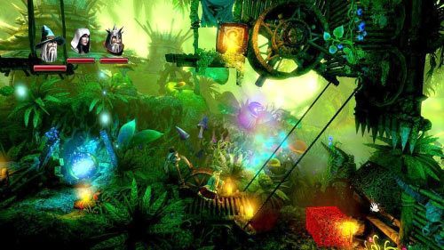 Znajduje się on tuż przed bramą, którą musisz otworzyć, żeby przejść dalej - Dolina Błotowody | Opis przejścia gry Trine 2 - Trine 2 - poradnik do gry