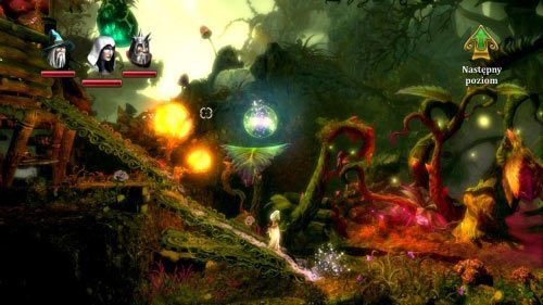 Omiń punkt kontrolny #13 i rozpraw się z goblinami przy ostrzach - Cichy Zagajnik | Opis przejścia gry Trine 2 - Trine 2 - poradnik do gry