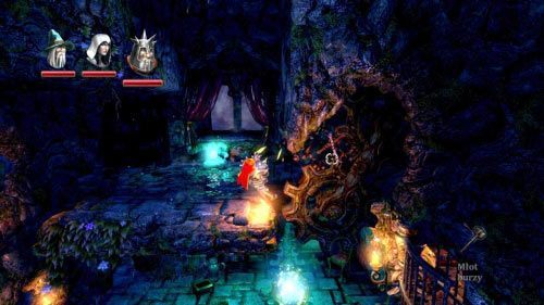 Trafisz do pokoju z pułapkami - Zamek Morskiego Głazu | Opis przejścia gry Trine 2 - Trine 2 - poradnik do gry