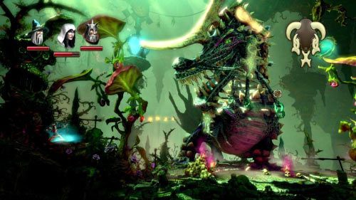 Z prawej i lewej strony sali zobaczysz ziarna roślin - Ostatni Rozdział | Opis przejścia gry Trine 2 - Trine 2 - poradnik do gry