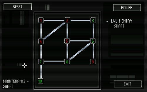 Wróć do windy, zjedź na sam dół i zacznij przez drzwi rozmawiać z Gisellą - 4 - Kradzież pistoletu - Opis przejścia - Gemini Rue - poradnik do gry