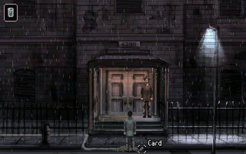 Zacznij kierować się w prawą stronę - 5 - Zlecenie od mafii - Opis przejścia - Gemini Rue - poradnik do gry