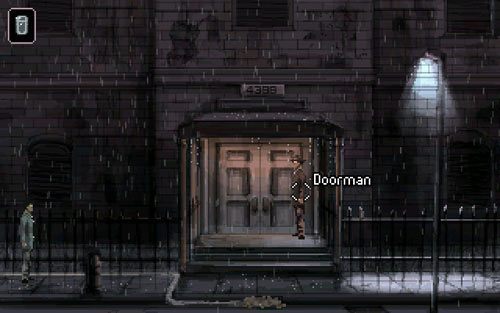 Opuść budynek i skieruj się w prawo - 5 - Zlecenie od mafii - Opis przejścia - Gemini Rue - poradnik do gry