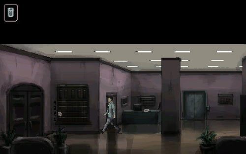 W hotelu zejdź do recepcji, przeczytaj wiadomość, a potem przejrzyj notatkę (note) znajdującą się w skrzynce z lewej - 5 - Zlecenie od mafii - Opis przejścia - Gemini Rue - poradnik do gry