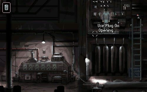 Na końcu pomieszczenia znajdziesz pudło (box) - 7 - Śledztwo w wieży pogodowej - Opis przejścia - Gemini Rue - poradnik do gry