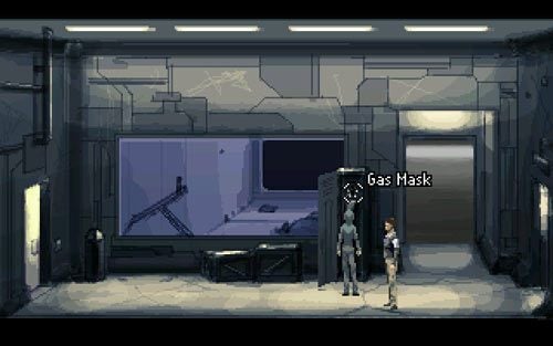 Identycznie postąp w kolejnym pomieszczeniu - 9 - Finał w Ośrodku nr 7 - Opis przejścia - Gemini Rue - poradnik do gry