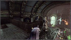 Skręć w prawo i skorzystaj ze znajdującej się tu drabinki #1 - Uratuj Kobietę-Kota przed Dwiema Twarzami | Główny wątek w Batman Arkham City - Batman: Arkham City - poradnik do gry