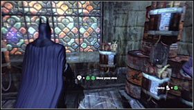 2 - Poszukaj śladów na karabinku snajperskim | Główny wątek Batman Arkham City - Batman: Arkham City - poradnik do gry