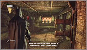 Powróć do głównego korytarza i dla odmiany skorzystaj z lewego przejścia - Wejdź do huty Sionisa przez główny komin | Główny wątek Batman Arkham City - Batman: Arkham City - poradnik do gry