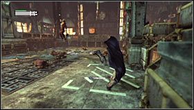 Tuż po rozpoczęciu bitwy skup się na eliminowaniu zwykłych przeciwników #1 - Włam się do biura Jokera w strefie załadunku | Główny wątek Batman Arkham City - Batman: Arkham City - poradnik do gry
