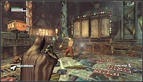 9 - Włam się do biura Jokera w strefie załadunku | Główny wątek Batman Arkham City - Batman: Arkham City - poradnik do gry