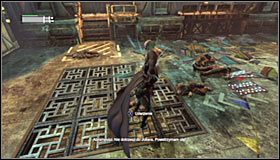 Walcz do momentu pozbycia się standardowych bandytów i dopiero wtedy skup całą swoją uwagę na Młocie - Włam się do biura Jokera w strefie załadunku | Główny wątek Batman Arkham City - Batman: Arkham City - poradnik do gry