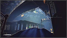 Musisz teraz zachować ostrożność, gdyż zbliżasz się do głównego pomieszczenia stacji, które pilnowane jest przez pięciu uzbrojonych bandytów - Wyłącz ostatnie, podziemne urządzenie zakłócające Pingwina | Główny wątek - Batman: Arkham City - poradnik do gry