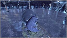 Po raz kolejny musisz powrócić do izby tortur, czyli centralnego pomieszczenia muzeum - Spotkaj się z Pingwinem w Iceberg Lounge | Główny wątek Batman Arkham City - Batman: Arkham City - poradnik do gry