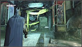 Po wygranej bitwie powróć na górne balkoniki i podejdź do pielęgniarki Fiony Wilson #1 - Śledź zabójcę używając urządzenia namierzającego, by znaleźć Ras al Ghula | Główny wątek - Batman: Arkham City - poradnik do gry