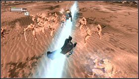 Druga część to przystąpienie do atakowania zabójców, którzy wyskoczyli z ziemi #1 - Pokonaj Ras al Ghula | Główny wątek Batman Arkham City - Batman: Arkham City - poradnik do gry