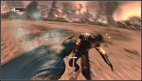 Bądź gotowy na pojawienie się Ras al Ghula w swojej normalnej formie #1 i zacznij rytmicznie wciskać prawy przycisk myszy (przycisk Y na padzie) - Pokonaj Ras al Ghula | Główny wątek Batman Arkham City - Batman: Arkham City - poradnik do gry