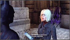 Możesz już zeskoczyć na dół i rozejrzeć się wokół miejsca katastrofy, odnajdując Vicki Vale #1 - Uratuj Vicki Vale z miejsca katastrofy śmigłowca | Batman Arkham City - Batman: Arkham City - poradnik do gry