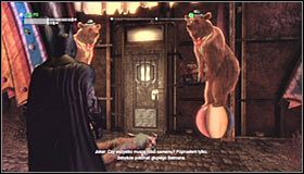 Na sam koniec zostaw sobie dwóch przeciwników pilnujących drzwi wejściowych #1 - Zinfiltruj hutę (ciąg dalszy) | Główny wątek Batman Arkham City - Batman: Arkham City - poradnik do gry