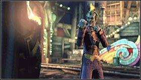 Udaj się tu na zachód, docierając po kilku chwilach do nowych drzwi #1 - Znajdź Jokera w hucie | Główny wątek Batman Arkham City - Batman: Arkham City - poradnik do gry