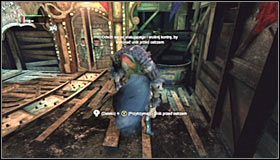 Jeżeli natomiast chodzi o zainfekowanego Tytana, musisz podbiec do niego po jednej z zakończonych przez niego szarż i następnie wykonać ultra ogłuszenie, czyli trzykrotnie wcisnąć środkowy przycisk myszy lub klawisz Q (lub przycisk B na padzie) #1 - Pokonaj Jokera | Główny wątek Batman Arkham City - Batman: Arkham City - poradnik do gry