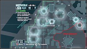 Teraz proponuję zbliżyć się do snajpera stojącego na dachu lewego budynku, czyli tego, który znajduje się na północny-zachód od kina #1 #2 - Podążaj za sygnałami lokalizatora, żeby uratować Talię przed Jokerem | Główny wątek - Batman: Arkham City - poradnik do gry