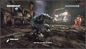 Podbiegnij szybko do Clayfacea i wciśnij SPACJĘ (lub przycisk A na padzie) w celu złapania miecza #1 - Zdobądź lekarstwo od Jokera i nie dopuść, żeby stał się nieśmiertelny | Główny wątek - Batman: Arkham City - poradnik do gry