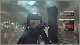 O tym, że możesz przystąpić do tej pobocznej misji poinformowany zostaniesz pojawieniem się na mapie Arkham City nowego znacznika z literą W #1 - Trening rzeczywistości rozszerzonej | Misje poboczne w Batman Arkham City - Batman: Arkham City - poradnik do gry