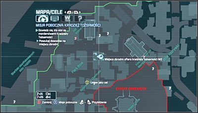 Na poszukiwania drugiej zamordowanej osoby musisz wyruszyć we własnym zakresie, bo gra w żaden sposób nie pomoże Ci w jej odnalezieniu - Kradzież tożsamości | Misje poboczne w Batman Arkham City - Batman: Arkham City - poradnik do gry