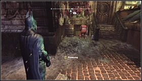 Po zakończonej bitwie wznów poszukiwania, ustalając, że trop prowadzi na północ #1 - Kradzież tożsamości | Misje poboczne w Batman Arkham City - Batman: Arkham City - poradnik do gry
