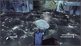 Zwróć się na południowy-wschód, a przed sobą powinieneś widzieć nadającą się do zniszczenia ścianę #1 - Serce z lodu | Misje poboczne w Batman Arkham City - Batman: Arkham City - poradnik do gry
