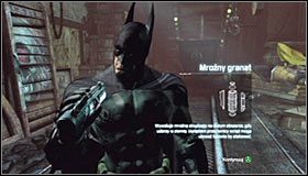Po wygranej bitwie wybierz się do północnej części pomieszczenia kotłowni i rozejrzyj się za niewielką skrzynką #1 - Gorący i zimny | Misje poboczne w Batman Arkham City - Batman: Arkham City - poradnik do gry