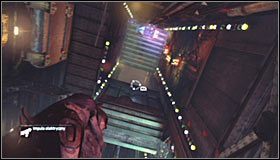 Pomimo tego, że quest ten dobiegł już końca, dobrze byłoby powiedzieć kilka słów w jaki sposób możesz powrócić do strefy załadunku - Gorący i zimny | Misje poboczne w Batman Arkham City - Batman: Arkham City - poradnik do gry