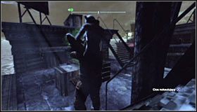 Jeżeli zostaniesz zauważony, to warto polegać na umiejętności rozbrajania przeciwników biczem #1, aktywowanej poprzez jednoczesne wciśnięcie środkowego i prawego przycisku myszy (lub lewego triggera i przycisku Y na padzie) - Dostań się do kryjówki Bluszczu | Misje Kobiety-Kota w Batman Arkham City - Batman: Arkham City - poradnik do gry