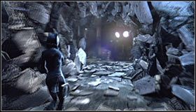 Wybierz w tym miejscu lewy tunel #1, docierając do zawalonego korytarza - Dostań się do skarbca skonfiskowanych dóbr TYGERA | Misje Kobiety-Kota - Batman: Arkham City - poradnik do gry
