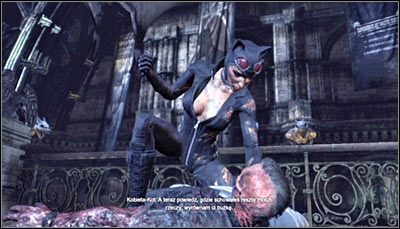 Niezależnie od wybranego sposobu działania, musisz docelowo doprowadzić do pozbawienia Dwóch Twarzy całego paska zdrowia - Pokonaj Dwie Twarze | Misje Kobiety-Kota w Batman Arkham City - Batman: Arkham City - poradnik do gry