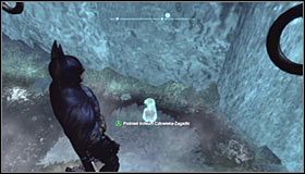 Zatrzymaj się przy krawędzi niedaleko miejsca ukrycia trofeum - Park Row - Trofea Batmana (06-15) | Zagadki w Batman Arkham City - Batman: Arkham City - poradnik do gry