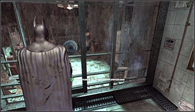 Odszukaj w północnej części budynku sądu schody prowadzące do piwnicy - Park Row - Zagadki słowne | Zagadki w Batman Arkham City - Batman: Arkham City - poradnik do gry